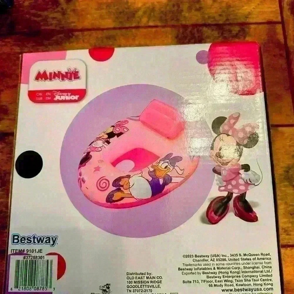 Disney Junior Minnie Mouse Baby Pool Float Watercraft - Picture 2 of 3